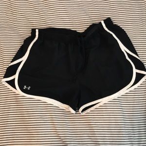 Black athletic shorts